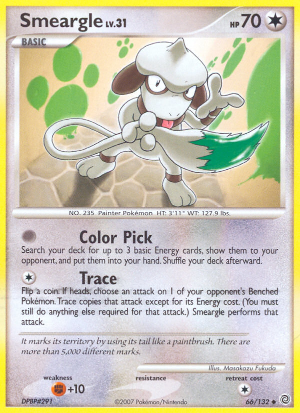 Smeargle (66/132) [Diamond & Pearl: Secret Wonders] | North Game Den