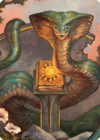 Guardian Naga Art Card [Commander Legends: Battle for Baldur's Gate Art Series] | North Game Den