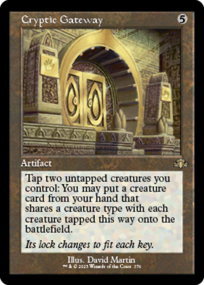 Cryptic Gateway (Retro) [Dominaria Remastered] | North Game Den