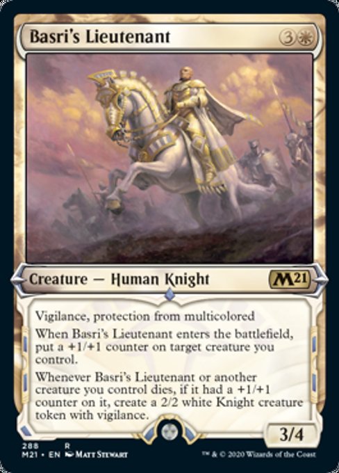 Basri's Lieutenant (Showcase) [Core Set 2021] | North Game Den