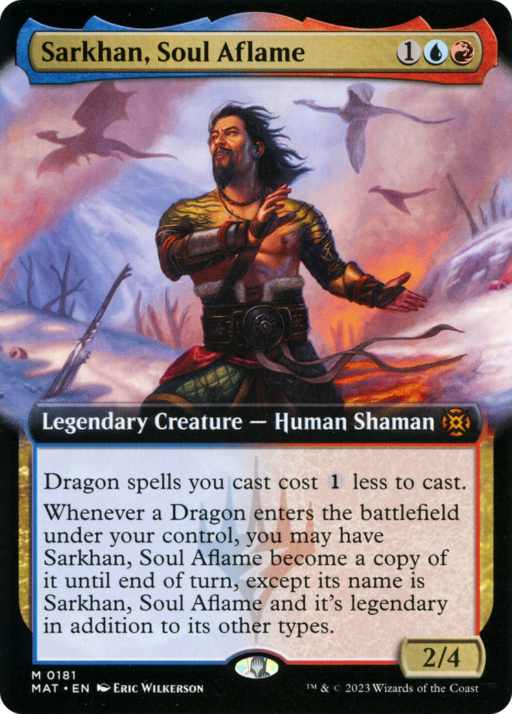 Sarkhan, Soul Aflame (Extended Art) [March of the Machine: The Aftermath] | North Game Den