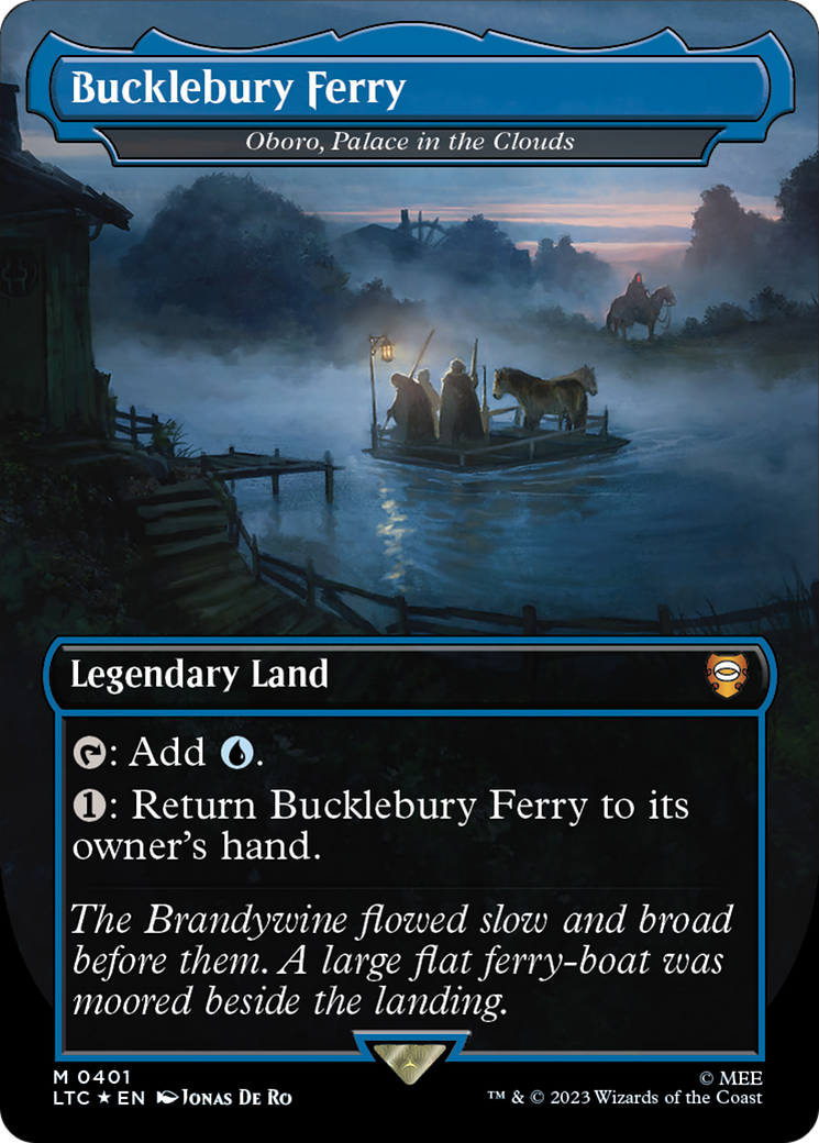 Bucklebury Ferry - Oboro, Palace in the Clouds (Surge Foil Realms and Relics) [The Lord of the Rings: Tales of Middle-Earth Commander] | North Game Den