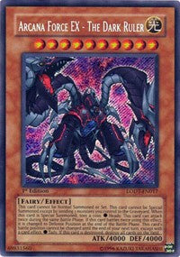 Arcana Force EX - The Dark Ruler [LODT-EN017] Secret Rare | North Game Den