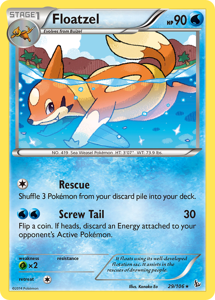 Floatzel (29/106) [XY: Flashfire] | North Game Den