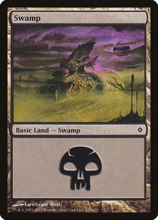 Swamp (170) [New Phyrexia] | North Game Den