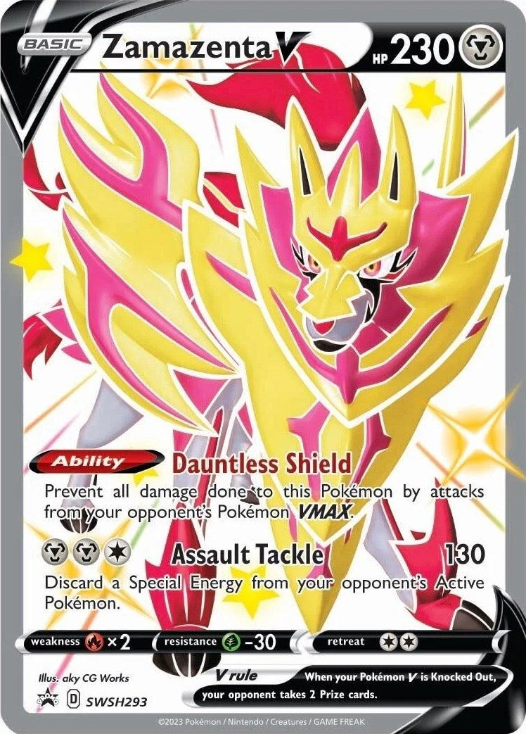 Zamazenta V (SWSH293) [Sword & Shield: Black Star Promos] | North Game Den