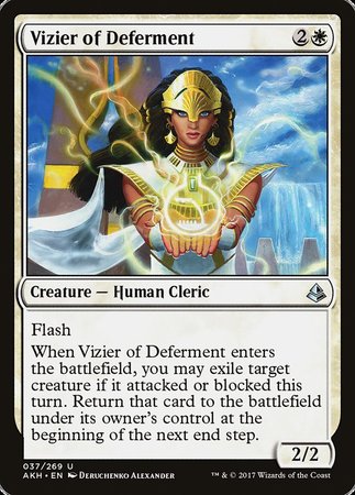 Vizier of Deferment [Amonkhet] | North Game Den