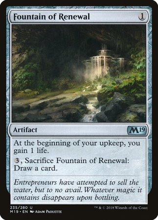Fountain of Renewal [Core Set 2019] | North Game Den