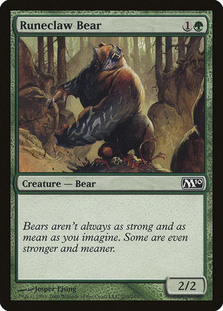 Runeclaw Bear [Magic 2010] | North Game Den