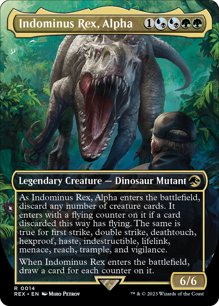 Indominus Rex, Alpha (Borderless) [Jurassic World Collection] | North Game Den