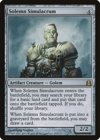 Solemn Simulacrum [Commander 2011] | North Game Den