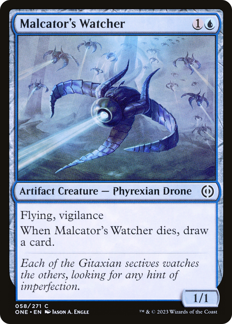 Malcator's Watcher [Phyrexia: All Will Be One] | North Game Den