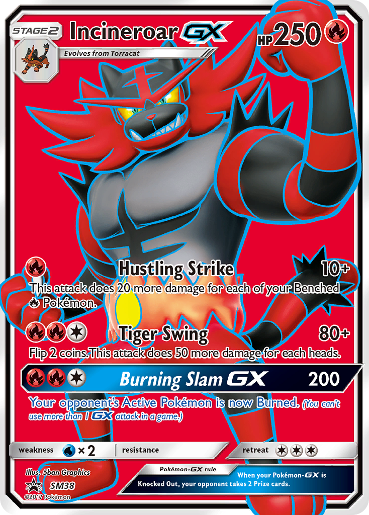 Incineroar GX (SM38) [Sun & Moon: Black Star Promos] | North Game Den