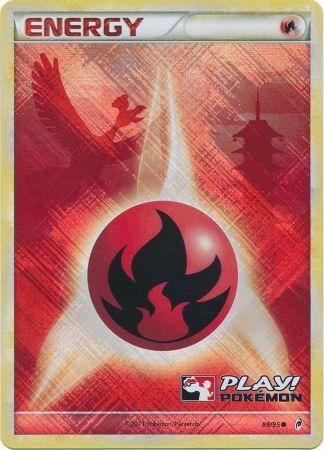 Fire Energy (89/95) (Play Pokemon Promo) [HeartGold & SoulSilver: Call of Legends] | North Game Den