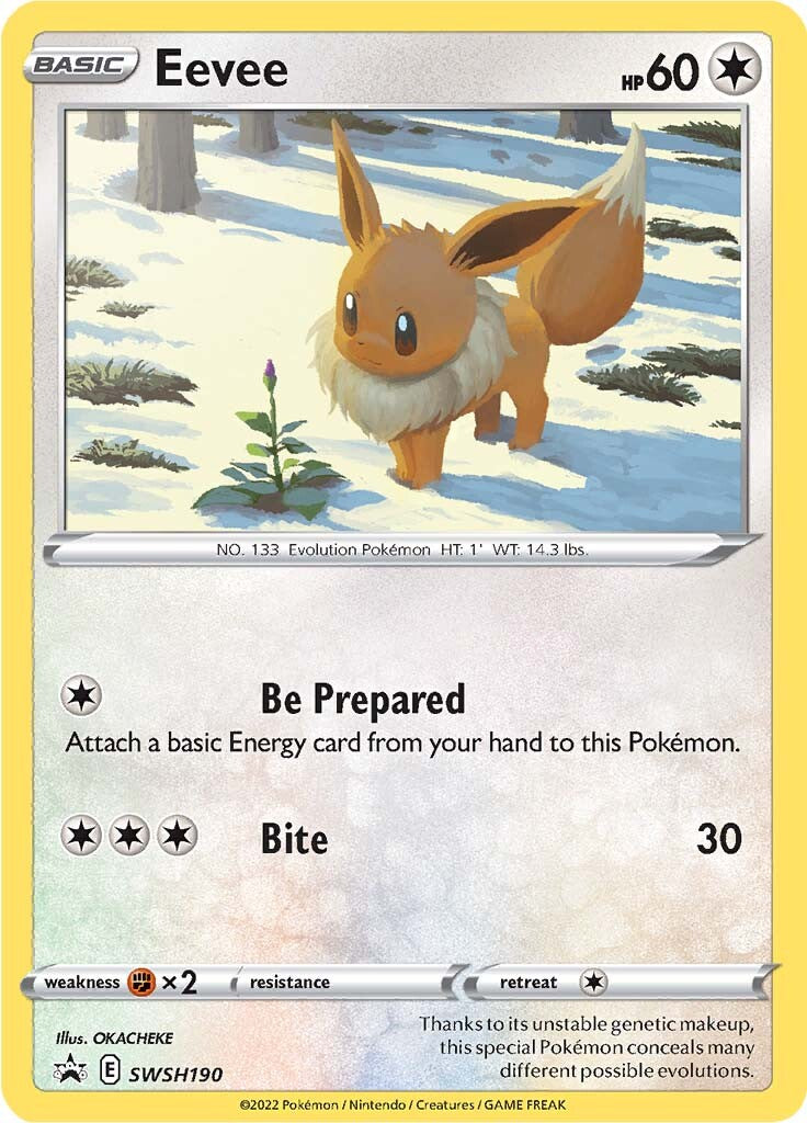 Eevee (SWSH190) [Sword & Shield: Black Star Promos] | North Game Den