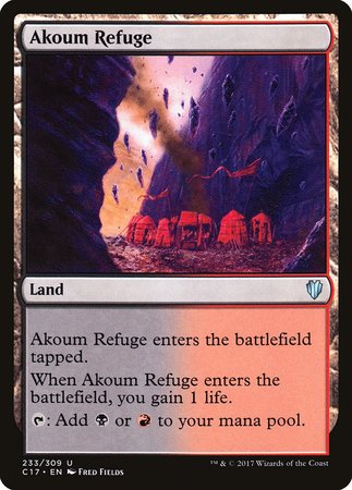 Akoum Refuge [Commander 2017] | North Game Den