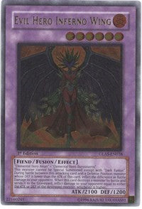 Evil Hero Inferno Wing (UTR) [GLAS-EN038] Ultimate Rare | North Game Den
