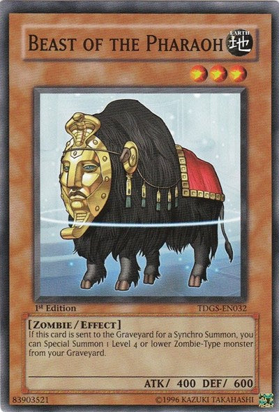 Beast of the Pharaoh [TDGS-EN032] Common | North Game Den
