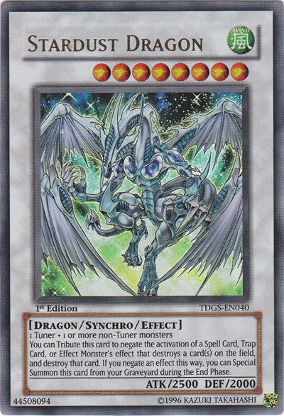 Stardust Dragon [TDGS-EN040] Ultra Rare | North Game Den