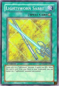 Lightsworn Sabre [TDGS-EN059] Super Rare | North Game Den