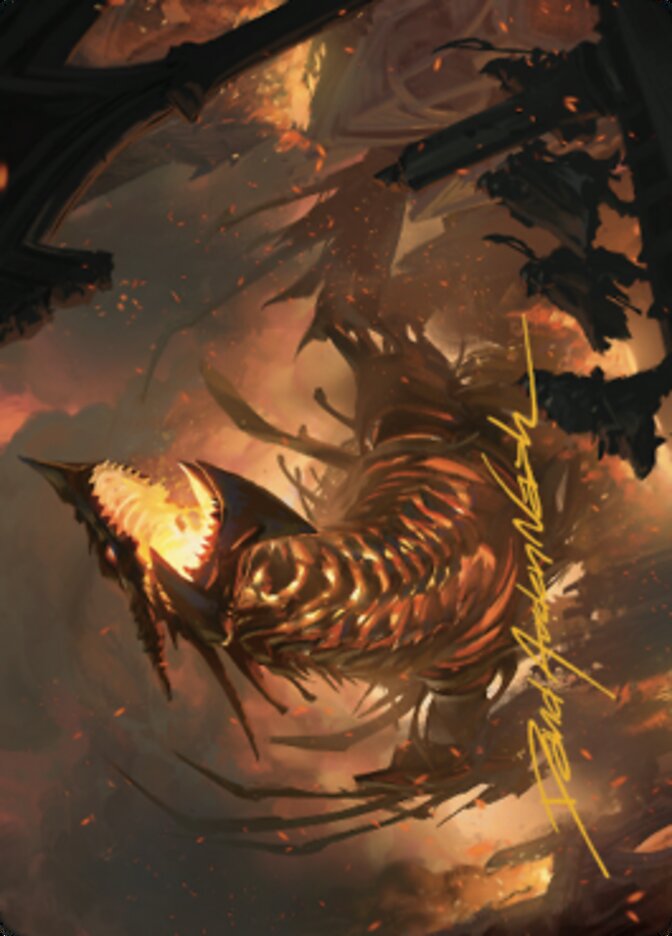 The Fall of Kroog Art Card (Gold-Stamped Signature) [The Brothers' War Art Series] | North Game Den