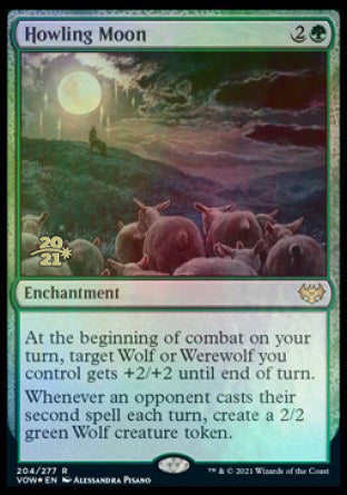 Howling Moon [Innistrad: Crimson Vow Prerelease Promos] | North Game Den
