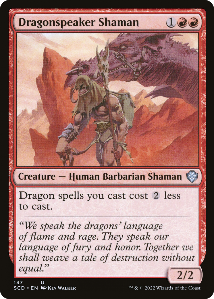 Dragonspeaker Shaman [Starter Commander Decks] | North Game Den