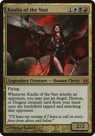 Kaalia of the Vast (Oversized) [Commander 2011 Oversized] | North Game Den