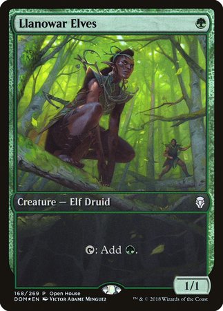 Llanowar Elves [Dominaria Promos] | North Game Den