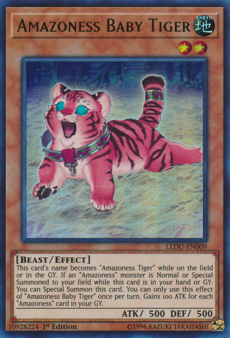 Amazoness Baby Tiger [LEDU-EN009] Ultra Rare | North Game Den