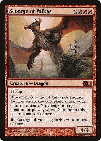 Scourge of Valkas [Magic 2014] | North Game Den