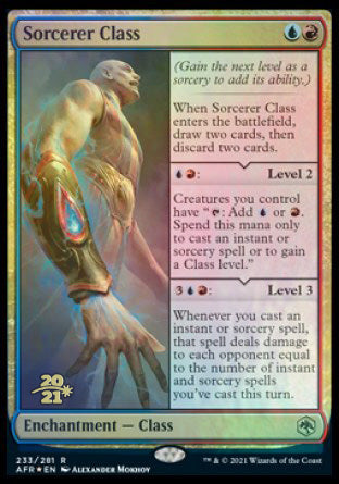 Sorcerer Class [Dungeons & Dragons: Adventures in the Forgotten Realms Prerelease Promos] | North Game Den