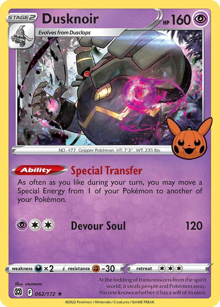 Dusknoir (062/172) [Trick or Trade] | North Game Den