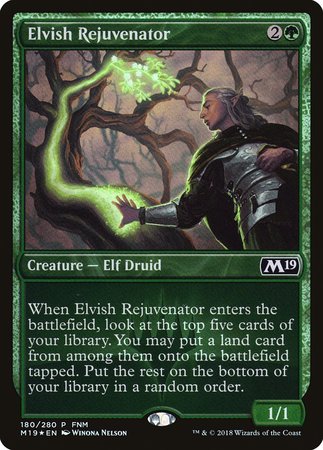 Elvish Rejuvenator [Core Set 2019 Promos] | North Game Den