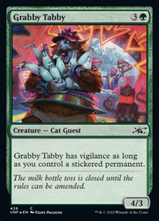 Grabby Tabby (Galaxy Foil) [Unfinity] | North Game Den