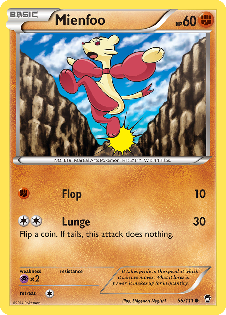 Mienfoo (56/111) [XY: Furious Fists] | North Game Den