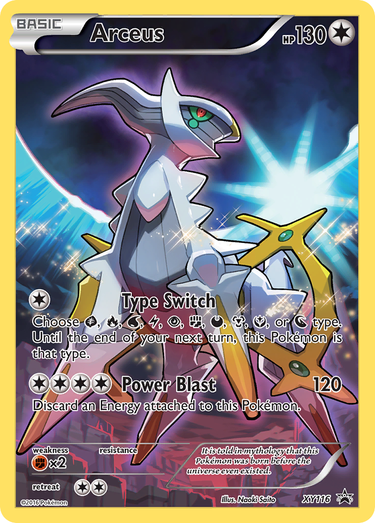 Arceus (XY116) [XY: Black Star Promos] | North Game Den