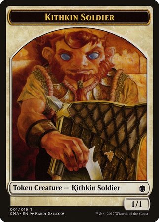 Kithkin Soldier Token (001) [Commander Anthology Tokens] | North Game Den