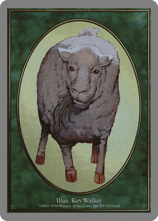 Sheep Token [Unglued Tokens] | North Game Den