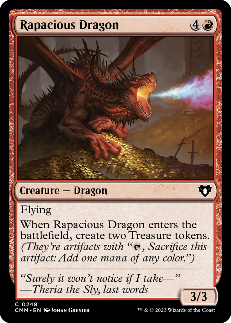 Rapacious Dragon [Commander Masters] | North Game Den