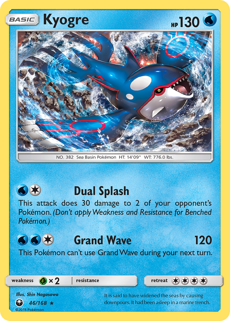 Kyogre (46/168) [Sun & Moon: Celestial Storm] | North Game Den