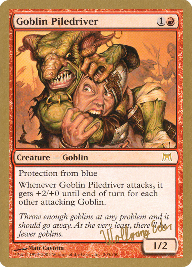 Goblin Piledriver (Wolfgang Eder) [World Championship Decks 2003] | North Game Den