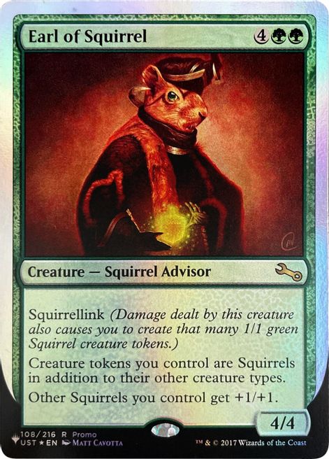 Earl of Squirrel (Unfinity Foil Edition) [The List] | North Game Den