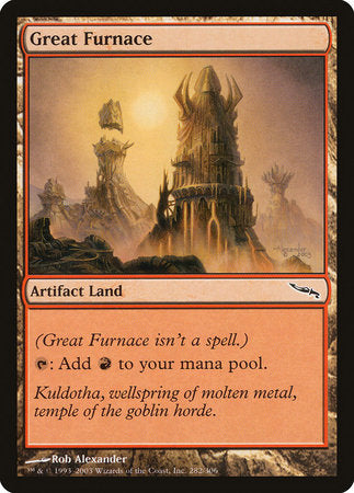 Great Furnace [Mirrodin] | North Game Den