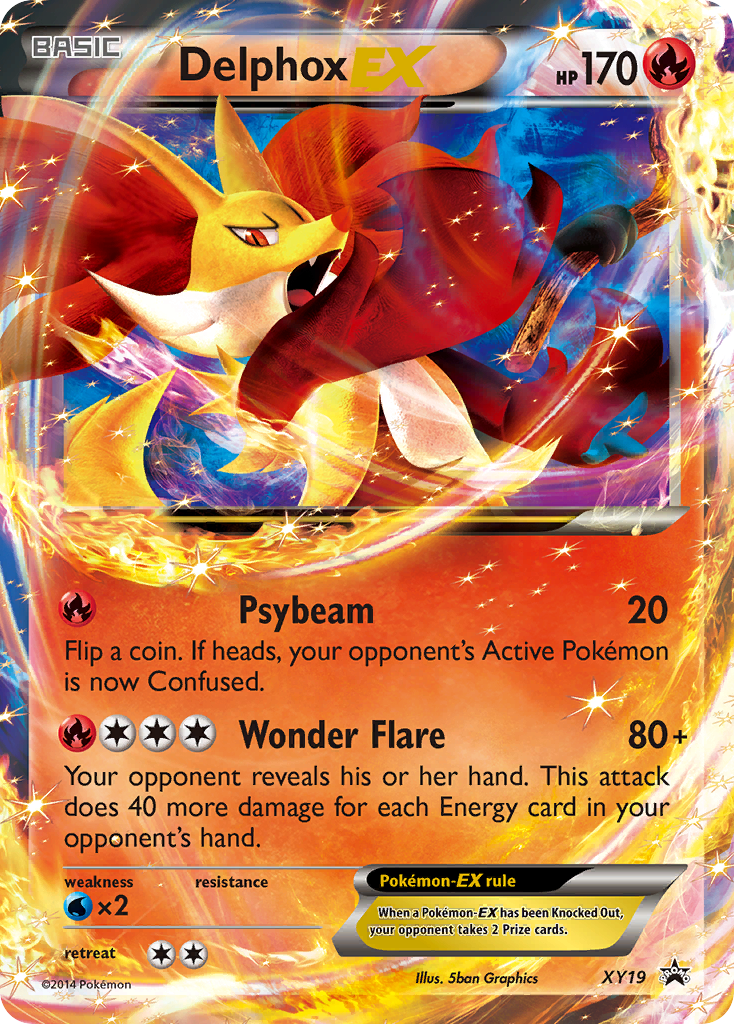Delphox EX (XY19) [XY: Black Star Promos] | North Game Den