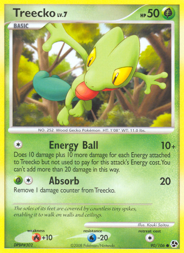 Treecko (90/106) [Diamond & Pearl: Great Encounters] | North Game Den