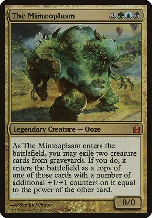 The Mimeoplasm (Oversized) [Commander 2011 Oversized] | North Game Den