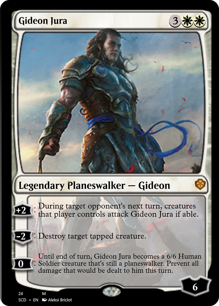 Gideon Jura [Starter Commander Decks] | North Game Den