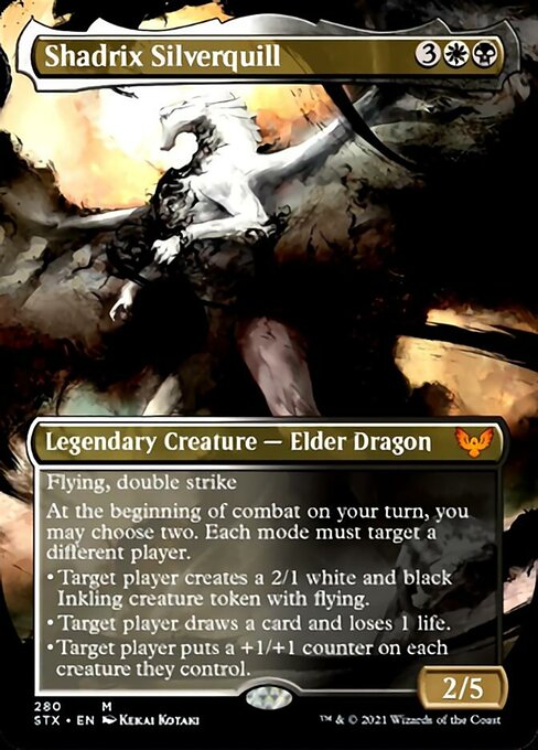 Shadrix Silverquill (Extended) [Strixhaven: School of Mages] | North Game Den