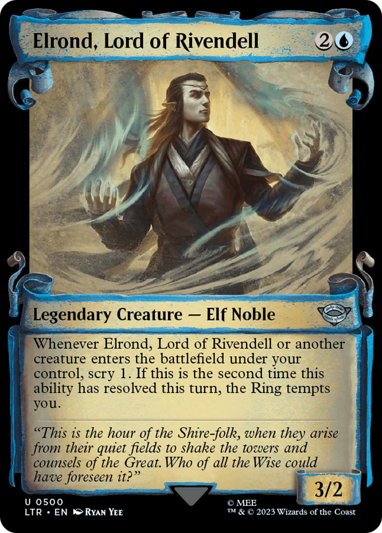 Elrond, Lord of Rivendell [The Lord of the Rings: Tales of Middle-Earth Showcase Scrolls] | North Game Den